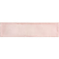 Montblanc pink 30x7.5cm rectangular matte ceramic tile with subtle marbled veining for wall and floor use