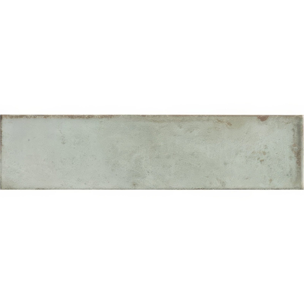 Montblanc sage 30x7.5cm light gray ceramic tile with subtle texture and faint speckles for indoor use