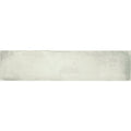 Montblanc white 30x7.5cm rectangular ceramic tile with matte finish soft off-white color and subtle gray undertones