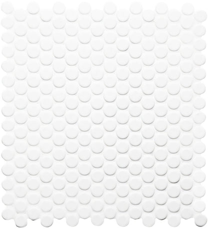 Moonbeam Penny Round Floor Mosaic