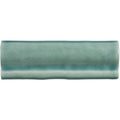 A rectangular ceramic torus moulding moselle tile with soft teal glaze and subtle crackle texture