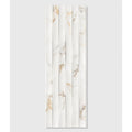 Muscat wall ceramic song decor white marble effect vertical panel with subtle gold and gray veining