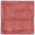 A square matte-finished terracotta ceramic musk field tile with subtle texture and slightly uneven edges