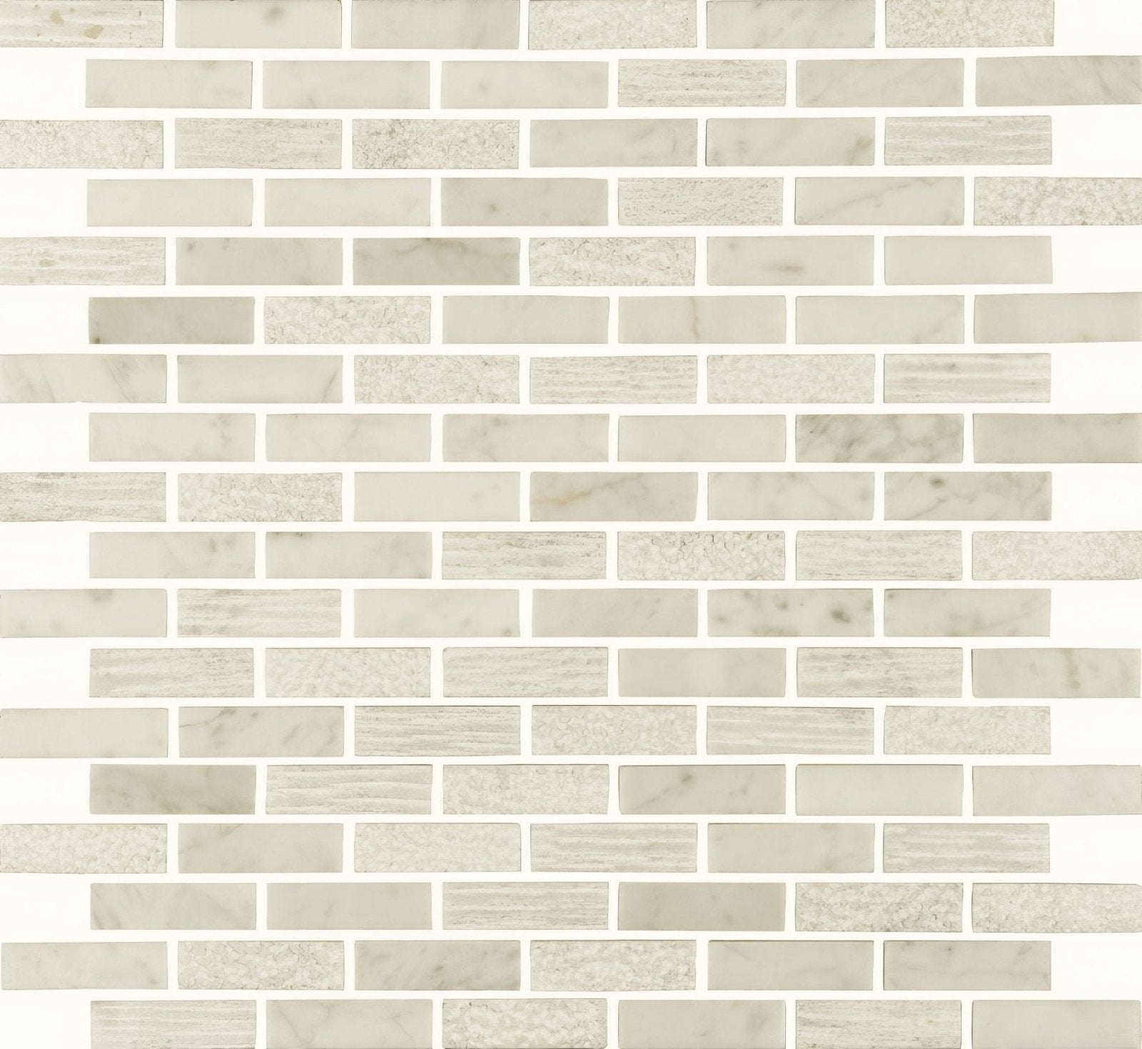 Nares Brickbond Marble Mosaic