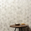 Nares hexagon marble mosaic white marble hexagonal mosaic tile wall for decorative and durable surface design