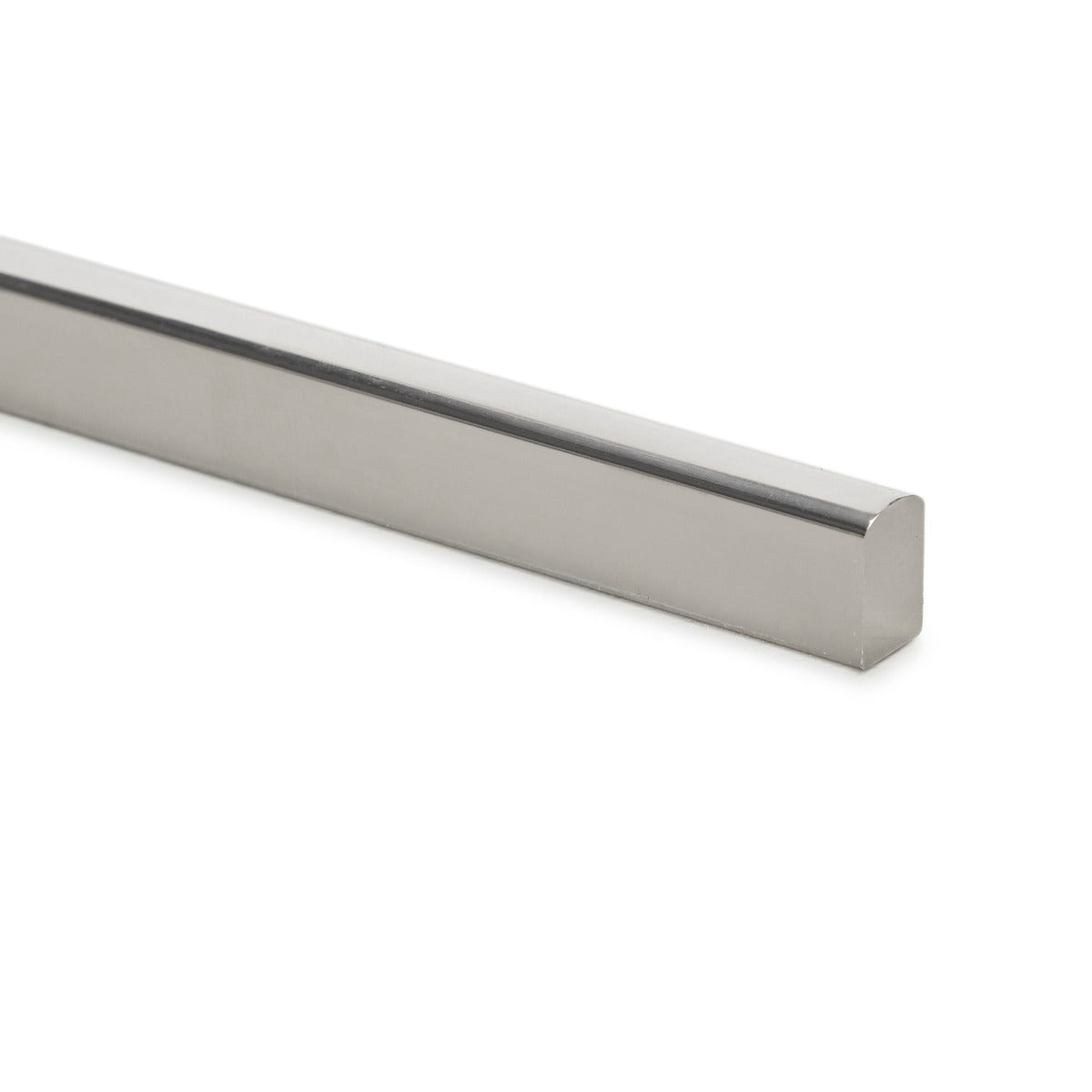 Polished nickel border trim reflective finish