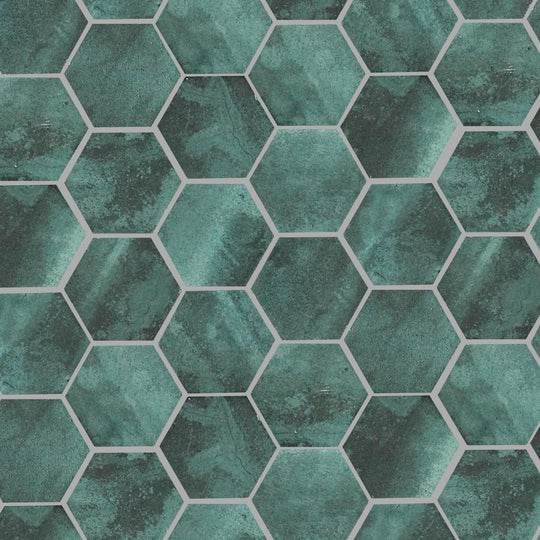 Nebula Green Hexagon - alternate view