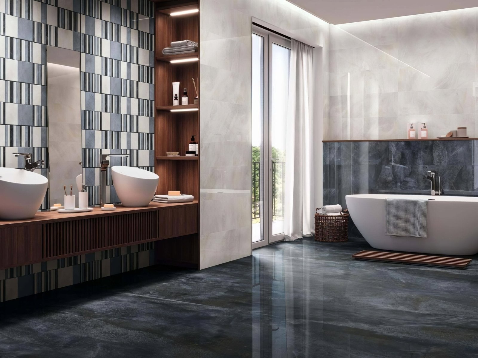 Nilo 1846 Blue Polished