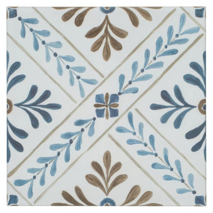 Nina Campbell Goa Indigo/Chocolate