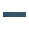 A sleek rectangular navy blue ceramic tile with smooth rounded edges and glossy finish from Nina Campbell Rivage Indigo