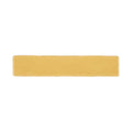 A smooth rectangular yellow ceramic wall tile with rounded edges and a glossy finish from Nina Campbell Rivage Ochre