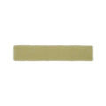 A sleek rectangular ceramic wall tile with a smooth matte olive green finish from Nina Campbell Rivage collection