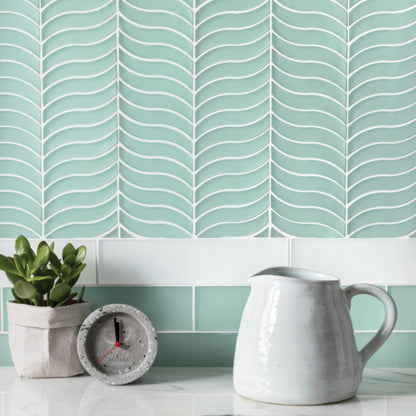 Nordic Glass Bergen Fjord Mosaic