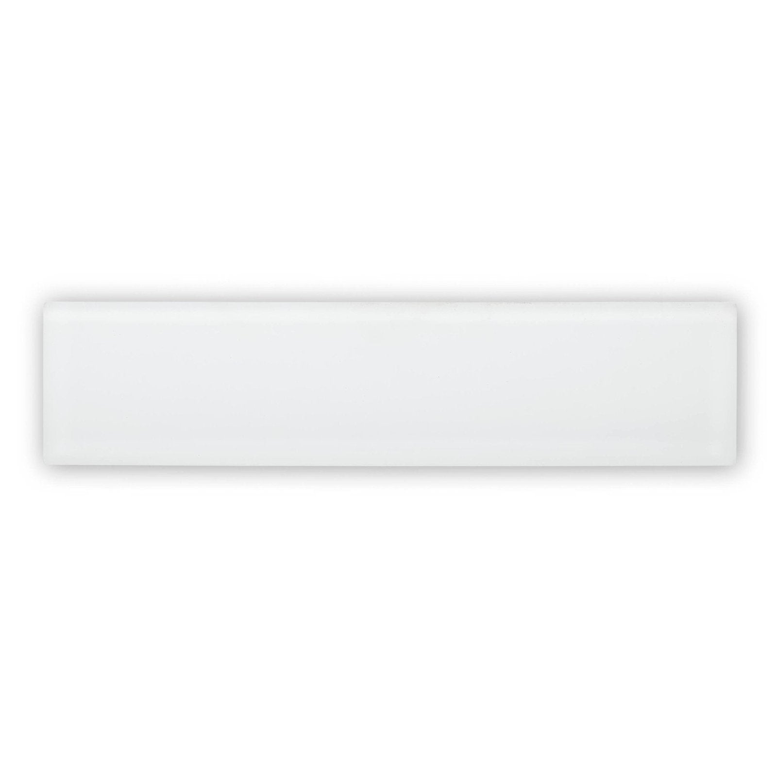Nordic Glass Snow white glossy glass tile for walls and backsplashes