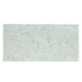 North haven rectangle marble tile 10x30cm in light gray with subtle veining and a smooth polished surface