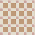A repeating checkered pattern of norwich carnation pink and old london square ceramic tiles in beige tan and soft pink