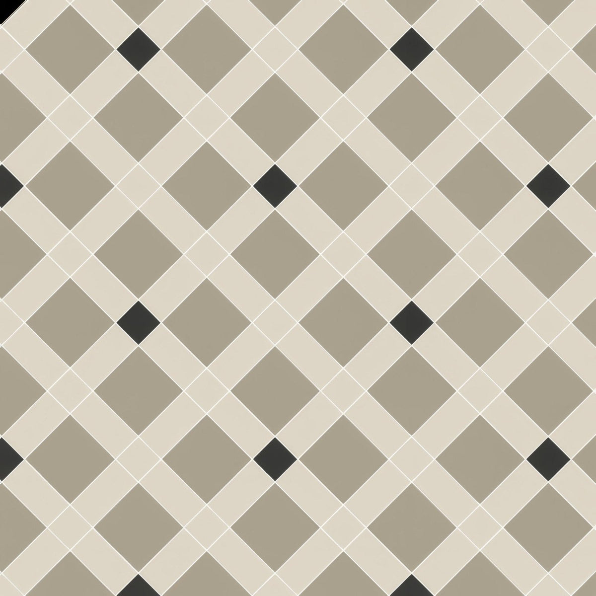 
Beige and black diamond patterned tile flooring in norwich dover white holkham dune and black design