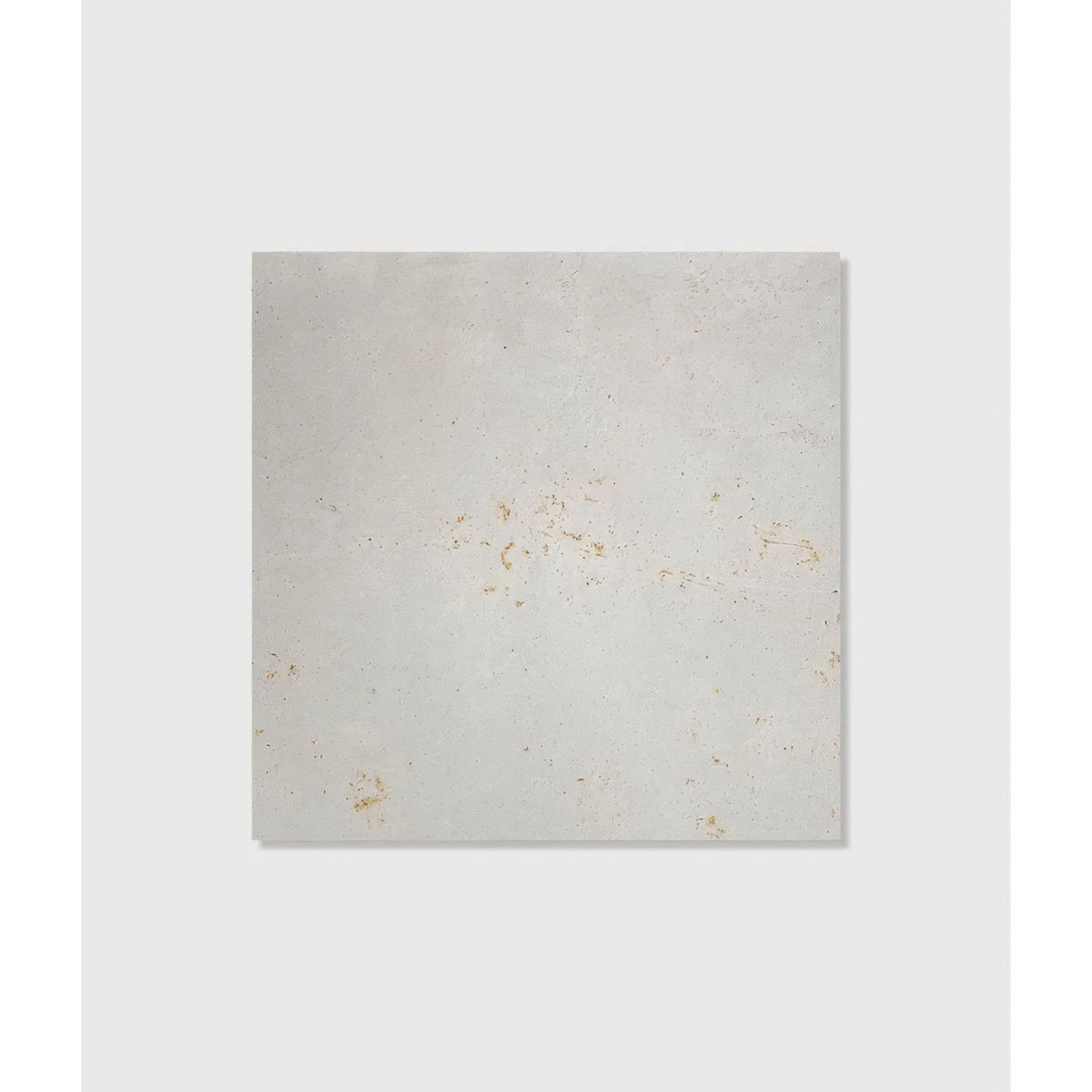 Nuance ceramic square light gray stone tile with subtle golden veining and matte finish for flooring and walls