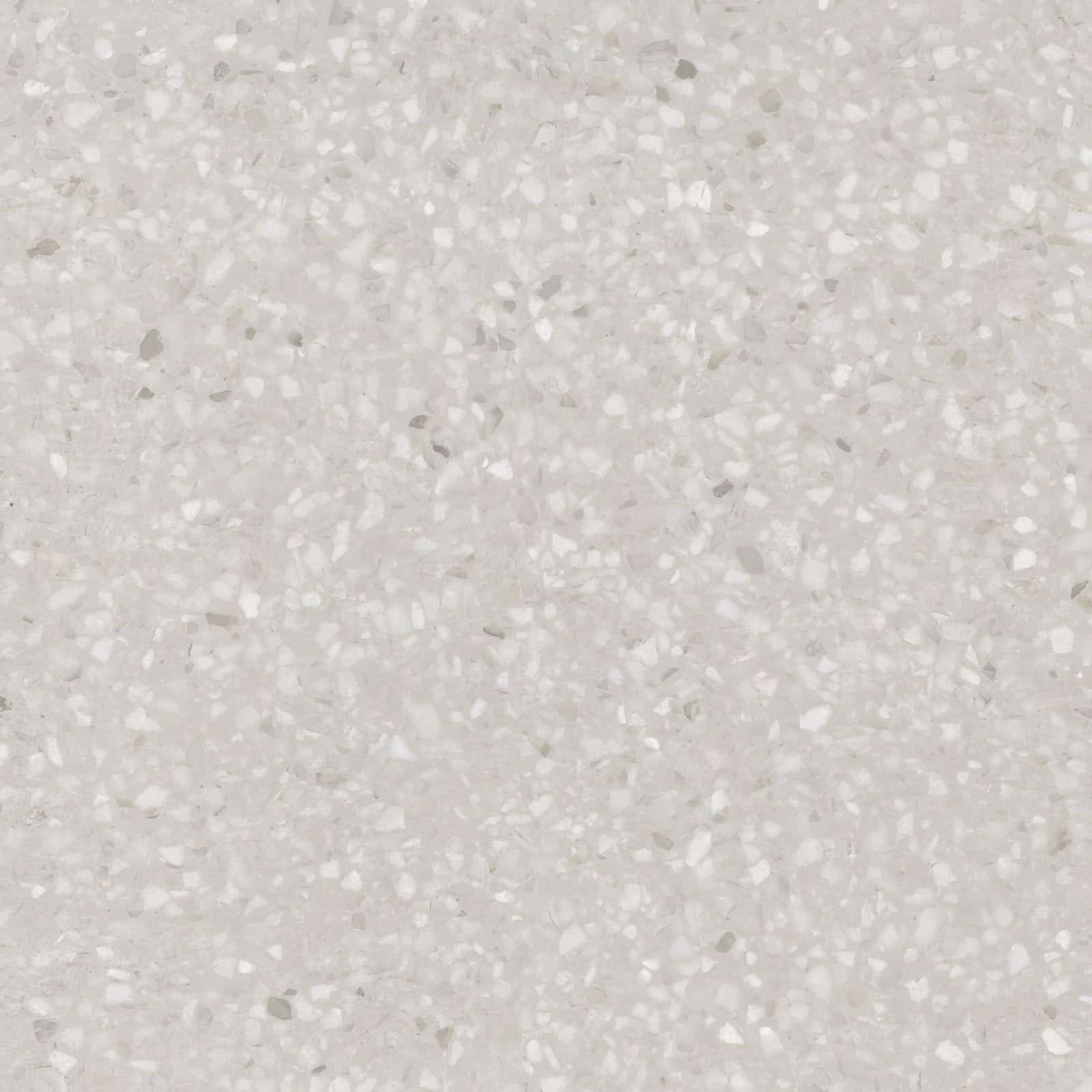 Light gray terrazzo countertop obi 1855 perla with white and dark gray speckled pattern for modern surfaces