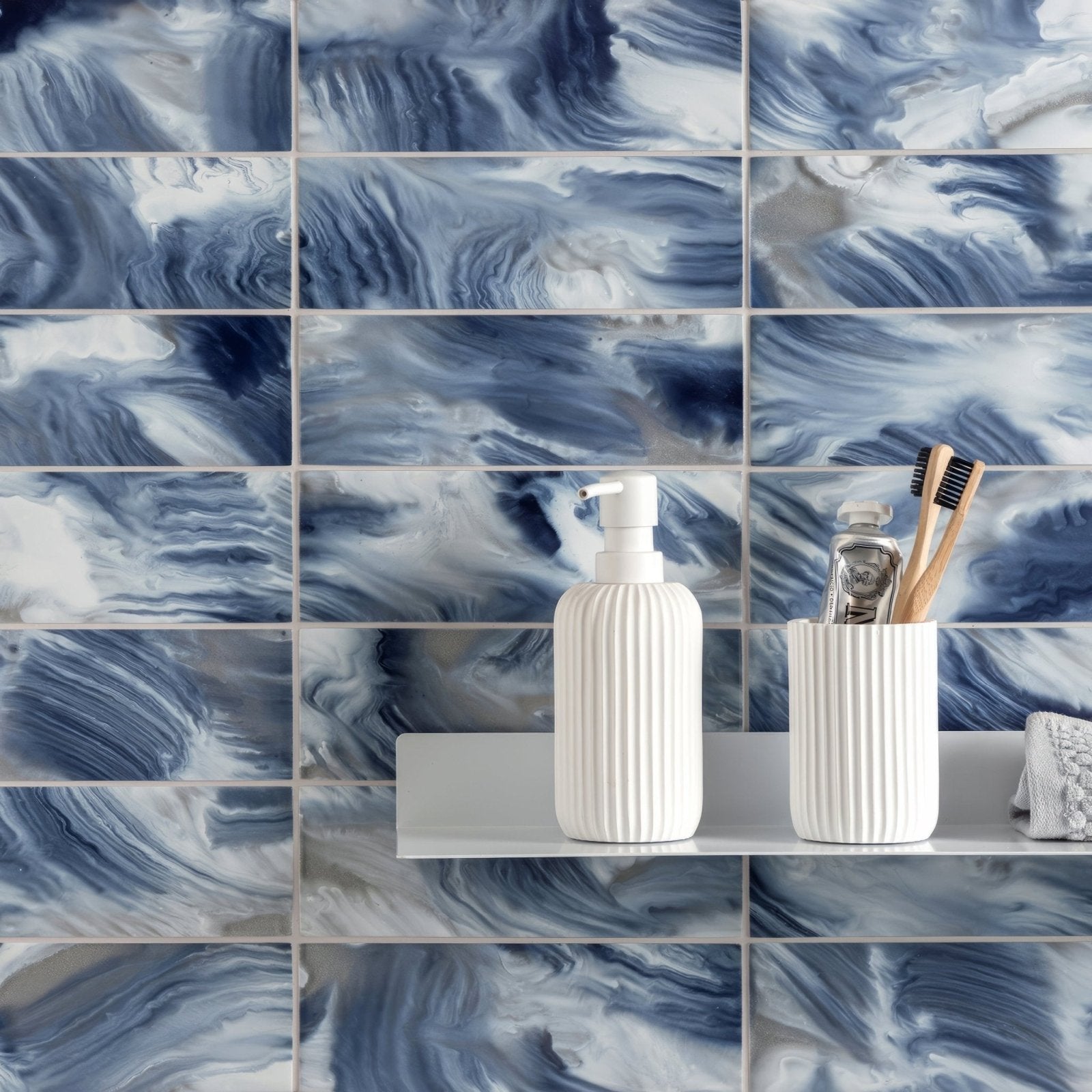 Ocean Patterned Brick