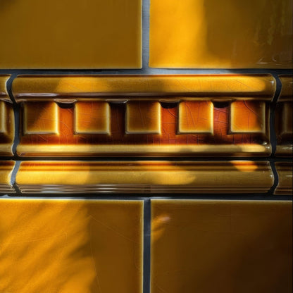 Ochre Dentil Moulding