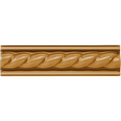 Ochre Rope Moulding Ceramic Wall Tile 152x40mm