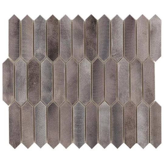 Odyssey Quartz Metal Mosaic - alternate view