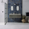 Oken Brick Blue in a bathroom setting (2)