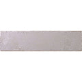 Silver metallic Oken Brick White tile with textured crackled glaze finish for stylish wall and floor applications