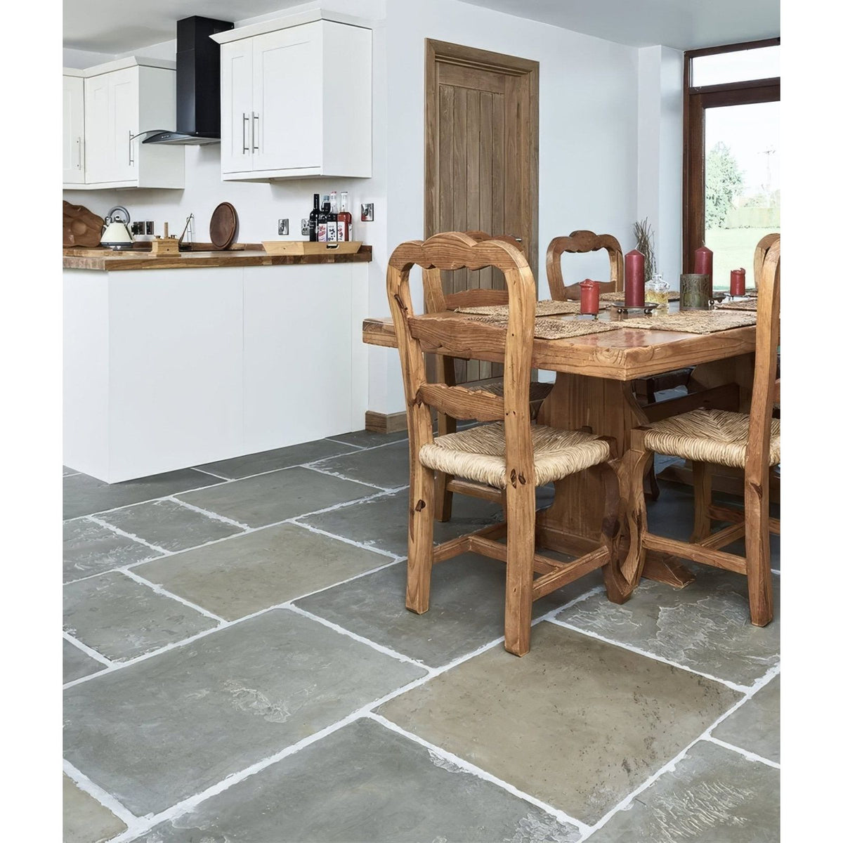 Old Westminster Sandstone Worn & Patinated Finish – close-up surface detail