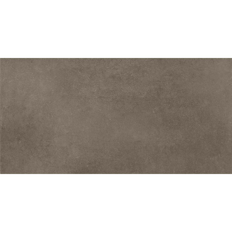 Olimpo Tabacco matt 30 x 60cm rectangular gray tile with a matte finish and subtle concrete-like texture