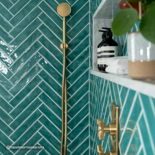 Onda Aquamarine Wall Tiles
