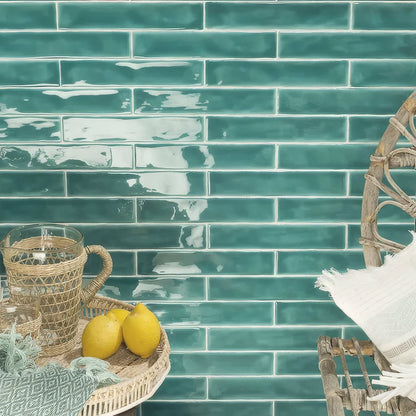 Onda Aquamarine Wall Tiles