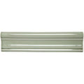 Orford Clarence sleek matte sage green ceramic tile with subtle glossy finish and elegant raised ridges along its length