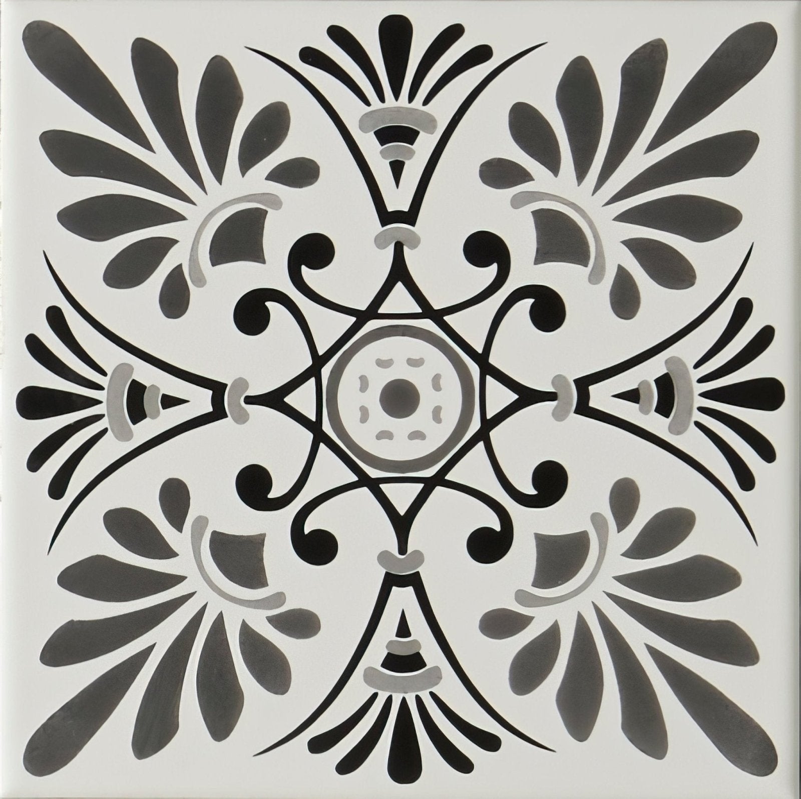 Orléans Grey on Brilliant White