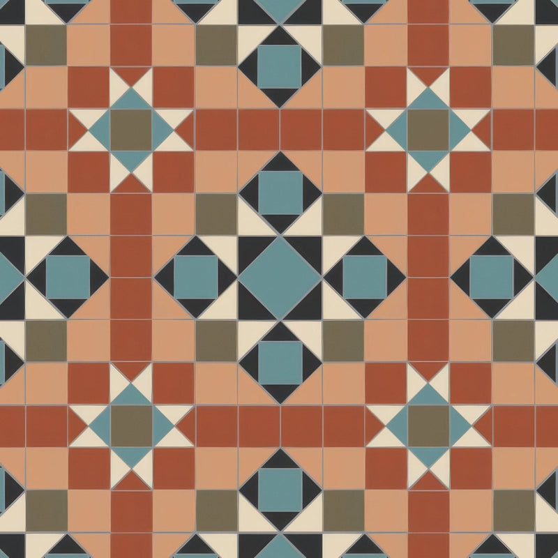 Osborne Black, Blue, Buff, Green, Red & White