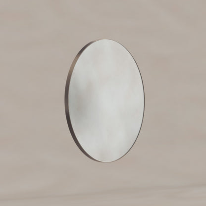 Oslo Round Mirror 60cm in Brushed Bronze - Origins Living
