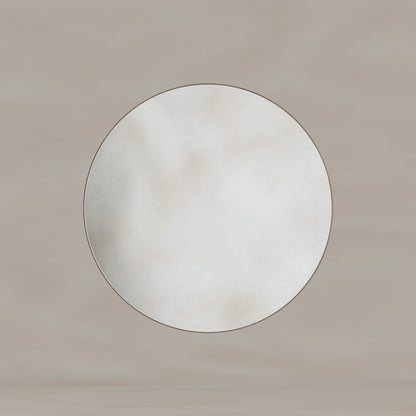 Oslo Round Mirror 60cm in Brushed Bronze - Origins Living, view 4