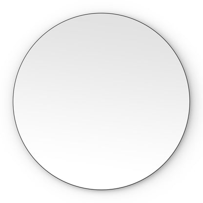 Oslo Round Mirror 80cm in Black - Origins Living, view 3