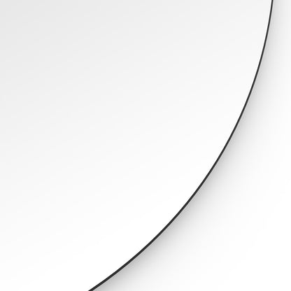 Oslo Round Mirror 80cm in Black - Origins Living, view 4