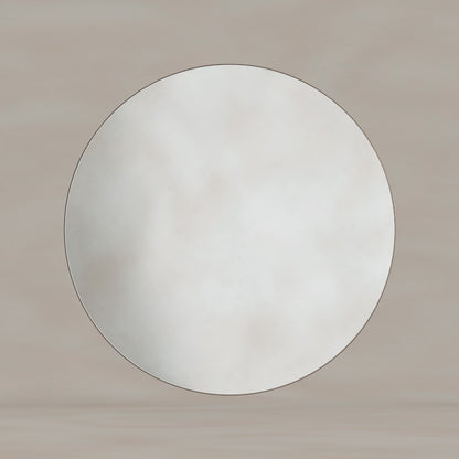 Oslo Round Mirror 80cm in Brushed Bronze - Origins Living, view 4