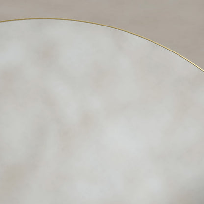 Oslo Round Mirror 100cm in Brushed Brass - Origins Living, view 5