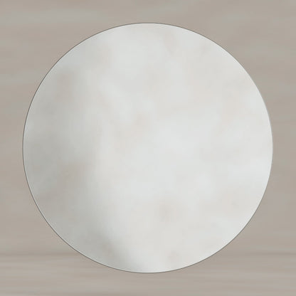 Oslo Round Mirror 100cm in Brushed Nickel - Origins Living, view 5