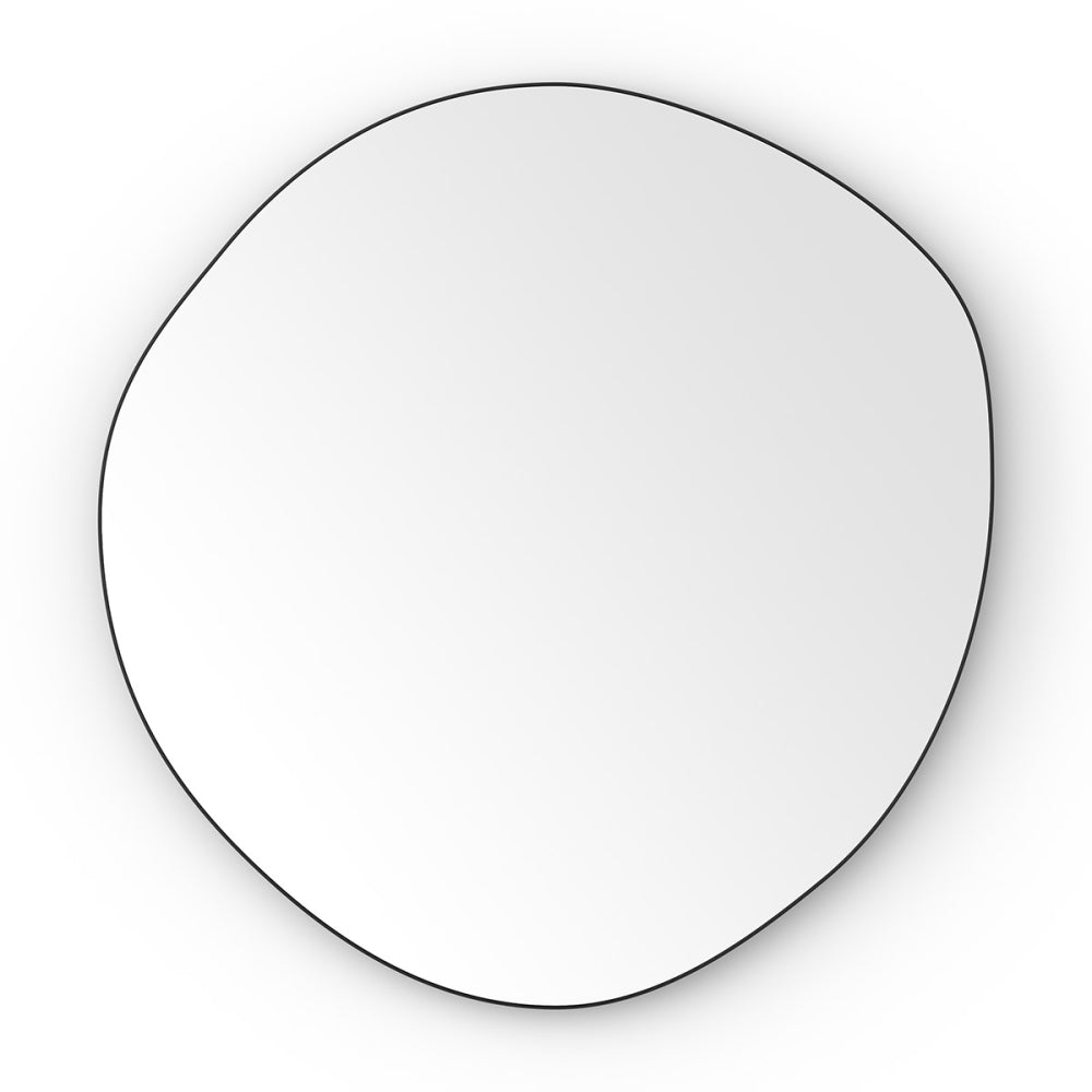 Oslo Organic Mirror 60cm in Black - Origins Living, view 3