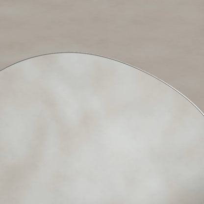 Oslo Organic Mirror 60cm in Brushed Nickel - Origins Living, view 6