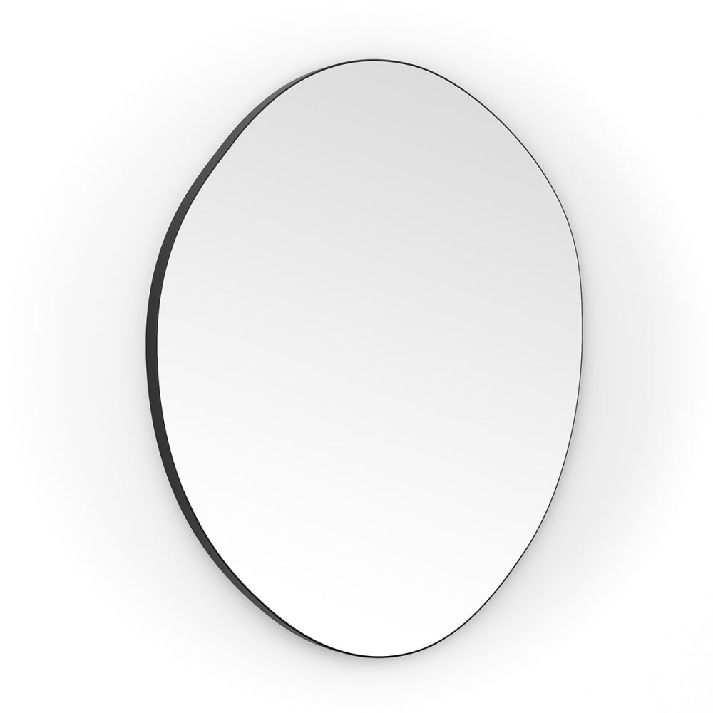 Oslo Organic Mirror 80cm in Black - Origins Living