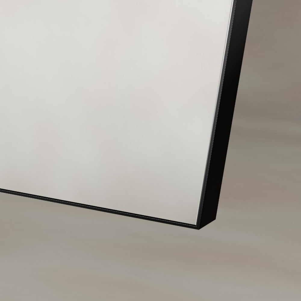 Oslo Irregular Hexagon Mirror 55x80cm in Black - Origins Living, view 5