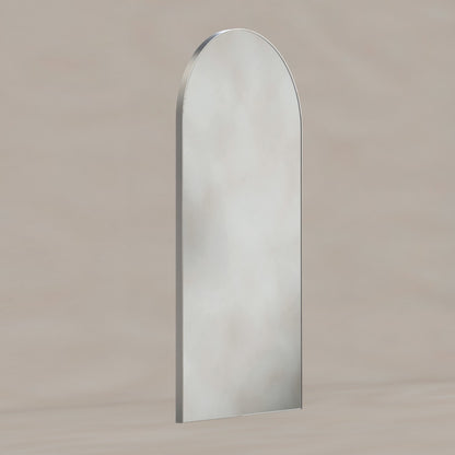 Oslo Arch Mirror 50x100cm in Brushed Nickel - Origins Living, view 2