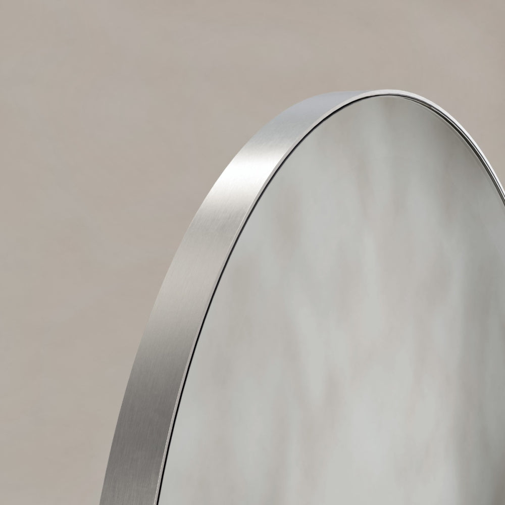 Oslo Arch Mirror 50x100cm in Brushed Nickel - Origins Living, view 3