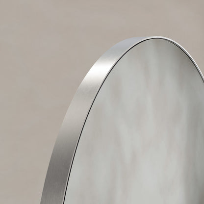 Oslo Arch Mirror 50x100cm in Brushed Nickel - Origins Living, view 3
